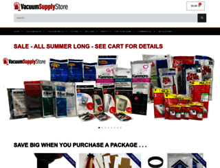 vacuumsupplystore.com screenshot