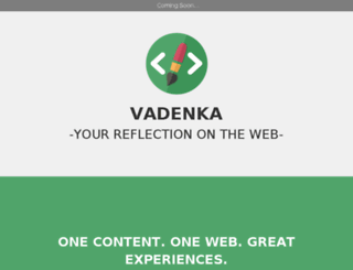 vadenka.com screenshot
