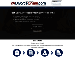 vadivorceonline.com screenshot