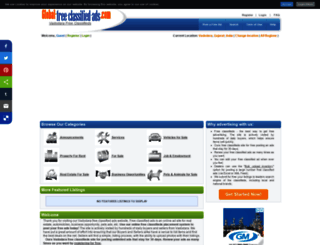 vadodara.global-free-classified-ads.com screenshot