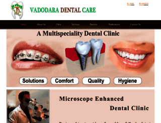 vadodaradentalcare.com screenshot