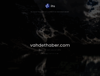 vahdethaber.com screenshot