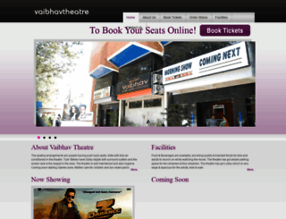 vaibhavtheatre.com screenshot