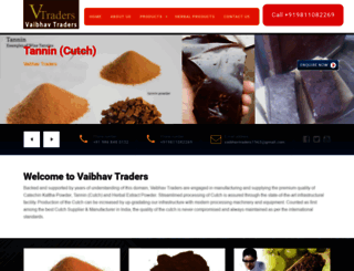vaibhavtraders.co.in screenshot