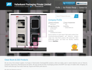 vailankannipackaging.com screenshot