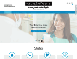 vaillantdental.com screenshot