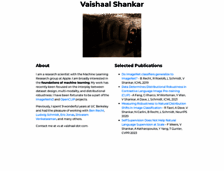 vaishaal.com screenshot