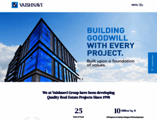 vaishnavigroup.com screenshot