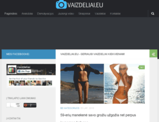 vaizdeliai.eu screenshot