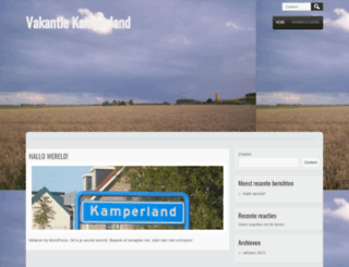 vakantie-kamperland.nl screenshot