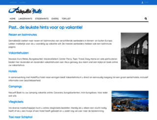 vakantiehints.nl screenshot