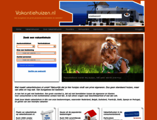 vakantiehuizen.nl screenshot