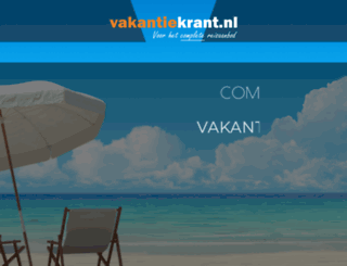 vakantiekrant.nl screenshot