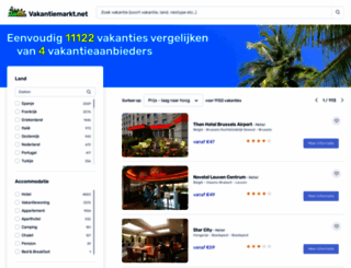vakantiemarkt.net screenshot