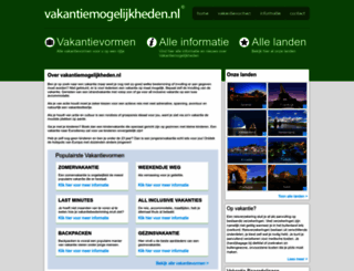 vakantiemogelijkheden.nl screenshot
