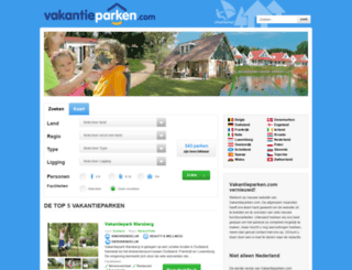 vakantieparken.com screenshot