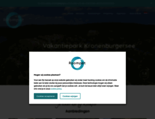 vakantieparkkronenburgersee.nl screenshot