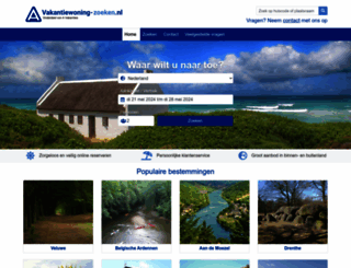 vakantiewoning-zoeken.nl screenshot