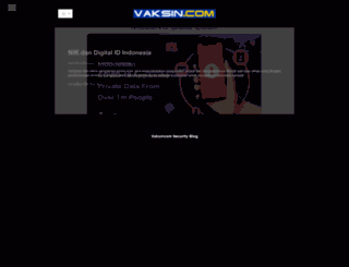 vaksin.com screenshot