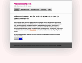 vakuutuskone.com screenshot
