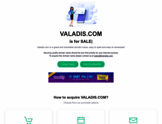 valadis.com screenshot