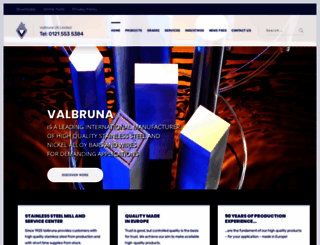 valbruna.co.uk screenshot