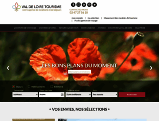 valdeloire-tourisme.com screenshot