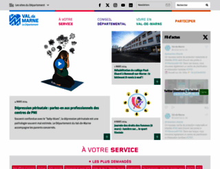 valdemarne.fr screenshot
