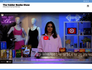 valderbeebeshow.com screenshot