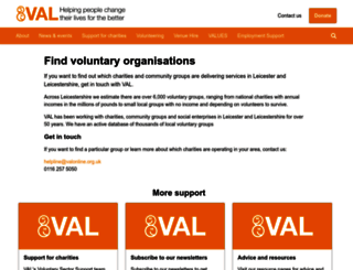 valdirectory.org.uk screenshot