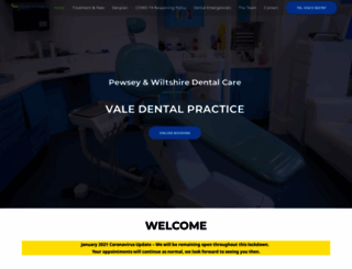 valedentalpractice.co.uk screenshot
