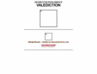valediction.com screenshot