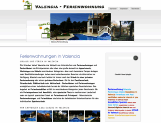 valencia-ferienhaus.de screenshot