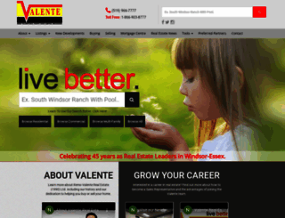 valenterealestate.com screenshot