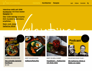 valentinas-kochbuch.de screenshot