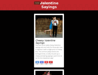 valentinesayings.net screenshot