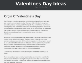 valentinesdayideas2016.com screenshot