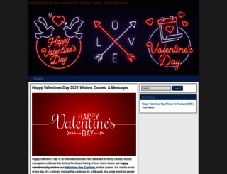 valentinesdayswishes.com screenshot