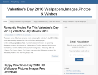 valentinesdaywallpaper2016.com screenshot