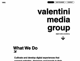 valentinimediagroup.com screenshot