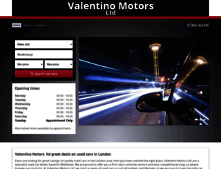 valentinomotors.co.uk screenshot