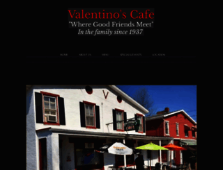 valentinoscafelancaster.com screenshot