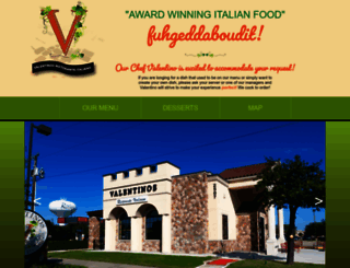 valentinosristoranteitaliano.com screenshot