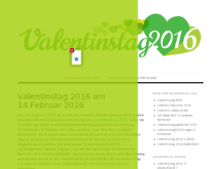valentinstag2015.com screenshot