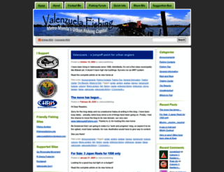 valenzuelafishing.wordpress.com screenshot