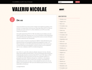 valeriucnicolae.wordpress.com screenshot