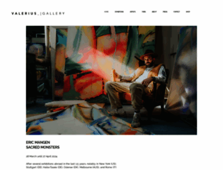 valeriusartgallery.com screenshot