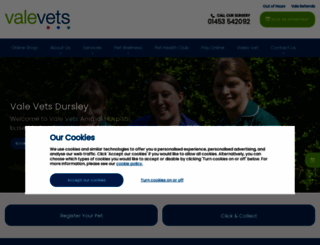 valevets.co.uk screenshot