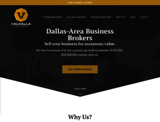 valhallabrokers.com screenshot