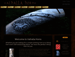 valhallahorns.com screenshot